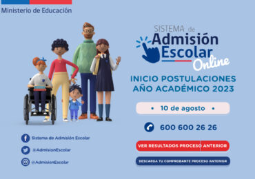 COMUNICACIÓN SISTEMA DE ADMISIÓN ESCOLAR 2022 – AÑO ACADÉMICO 2023