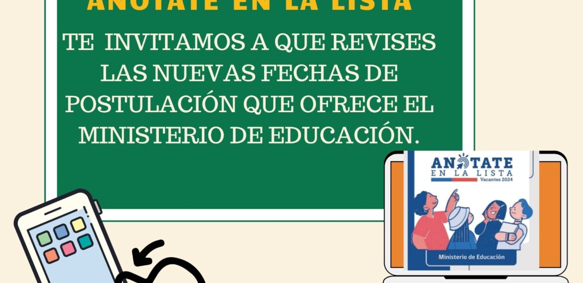 ¿Tú hijo aún no tiene establecimiento?: Anótate en la lista