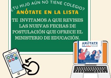 ¿Tú hijo aún no tiene establecimiento?: Anótate en la lista